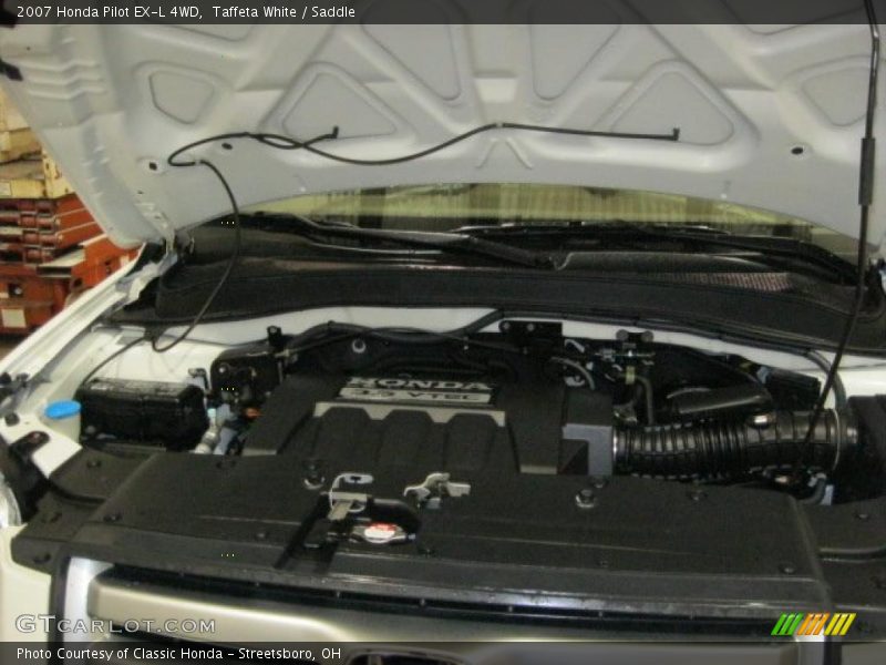 Taffeta White / Saddle 2007 Honda Pilot EX-L 4WD