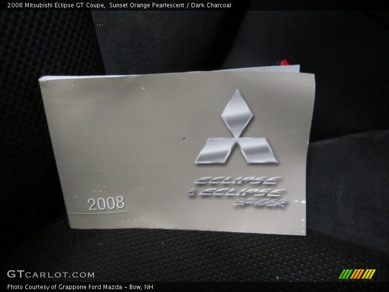 Sunset Orange Pearlescent / Dark Charcoal 2008 Mitsubishi Eclipse GT Coupe