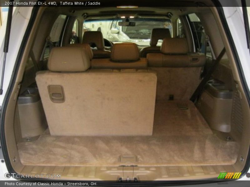 Taffeta White / Saddle 2007 Honda Pilot EX-L 4WD