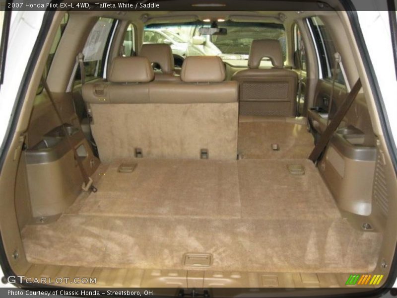 Taffeta White / Saddle 2007 Honda Pilot EX-L 4WD