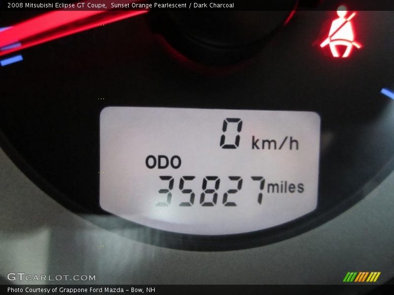 Sunset Orange Pearlescent / Dark Charcoal 2008 Mitsubishi Eclipse GT Coupe