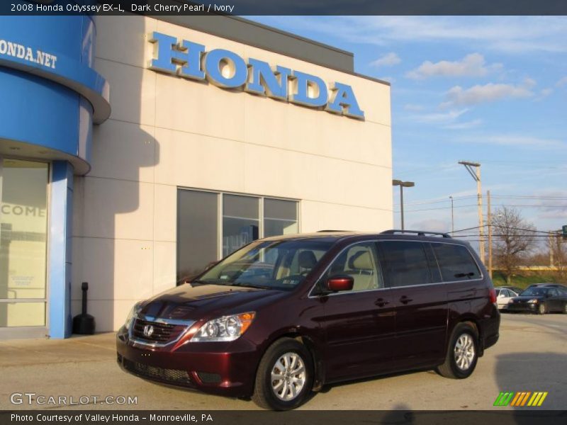 Dark Cherry Pearl / Ivory 2008 Honda Odyssey EX-L