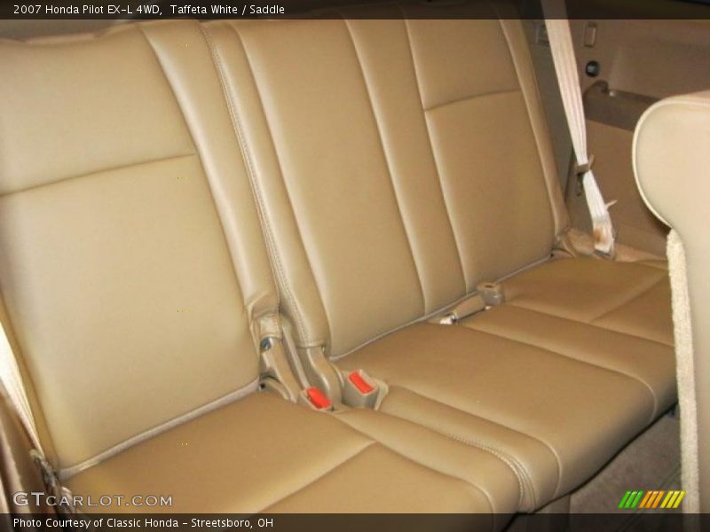 Taffeta White / Saddle 2007 Honda Pilot EX-L 4WD