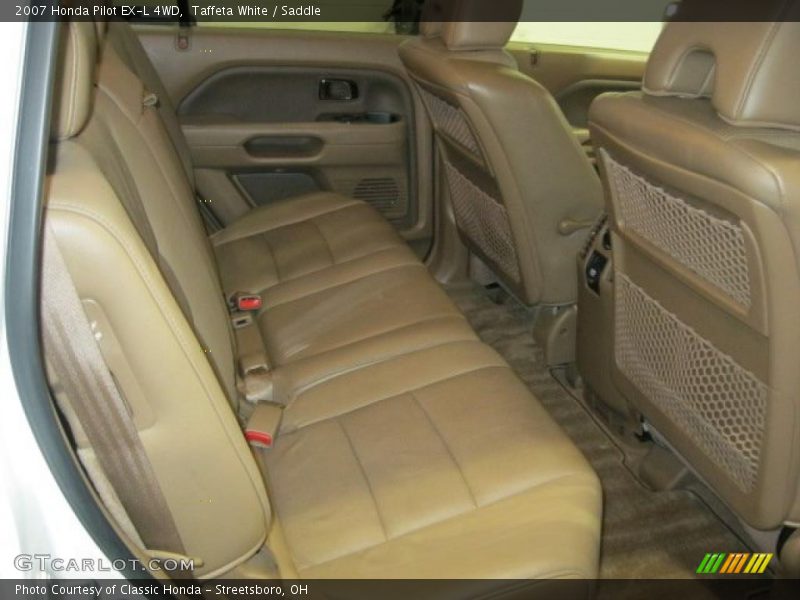 Taffeta White / Saddle 2007 Honda Pilot EX-L 4WD