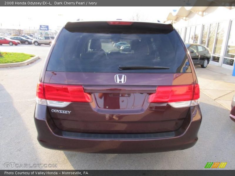 Dark Cherry Pearl / Ivory 2008 Honda Odyssey EX-L