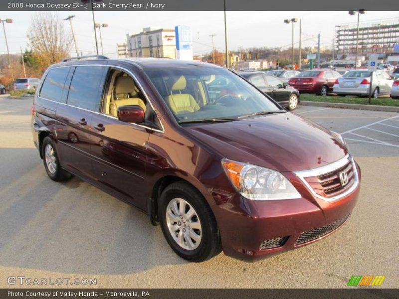 Dark Cherry Pearl / Ivory 2008 Honda Odyssey EX-L