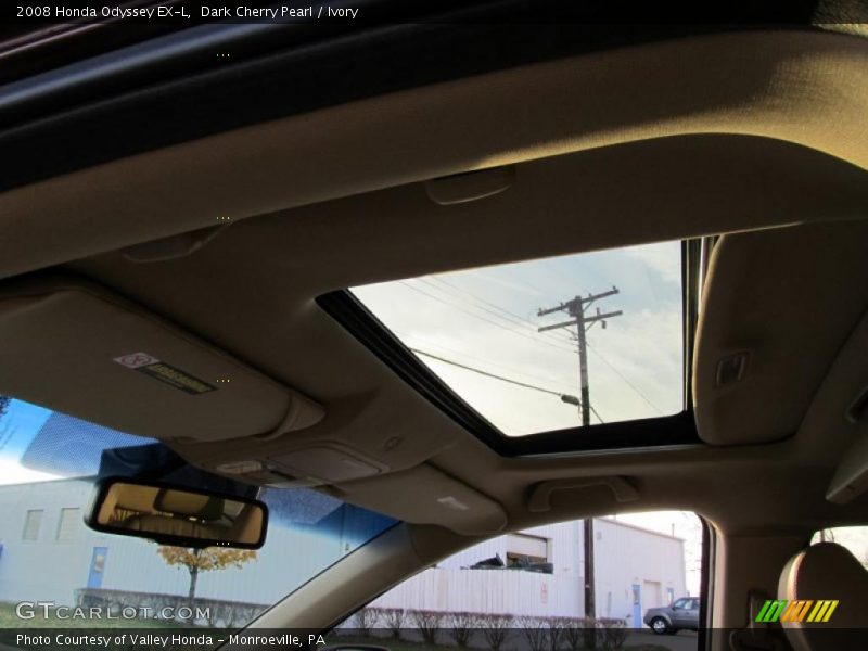 Dark Cherry Pearl / Ivory 2008 Honda Odyssey EX-L