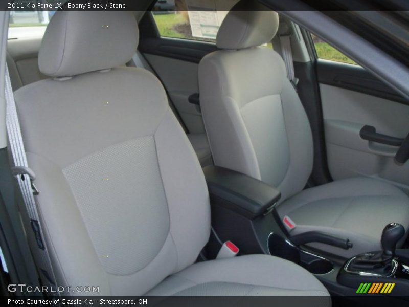 Ebony Black / Stone 2011 Kia Forte LX