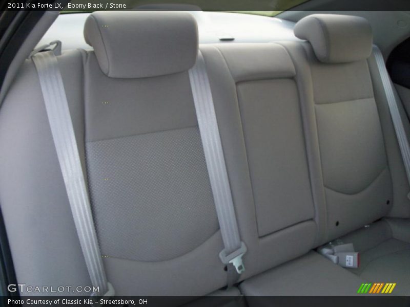 Ebony Black / Stone 2011 Kia Forte LX