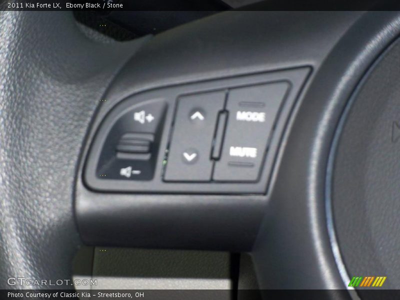 Ebony Black / Stone 2011 Kia Forte LX
