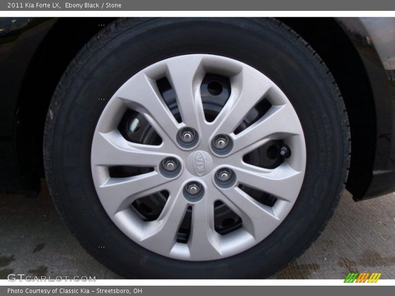 Ebony Black / Stone 2011 Kia Forte LX