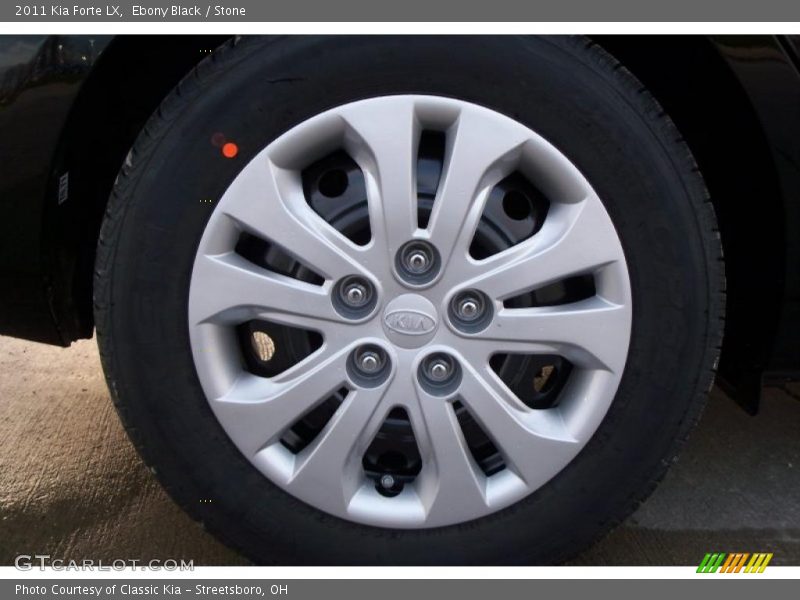 Ebony Black / Stone 2011 Kia Forte LX