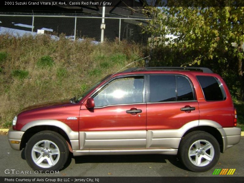 Cassis Red Pearl / Gray 2001 Suzuki Grand Vitara JLX 4x4