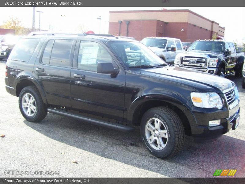 Black / Black 2010 Ford Explorer XLT 4x4