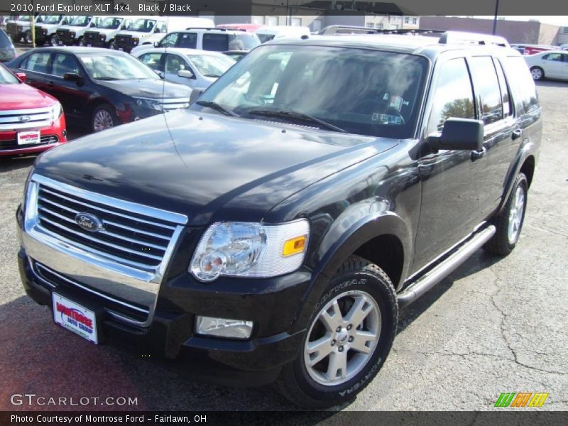 Black / Black 2010 Ford Explorer XLT 4x4