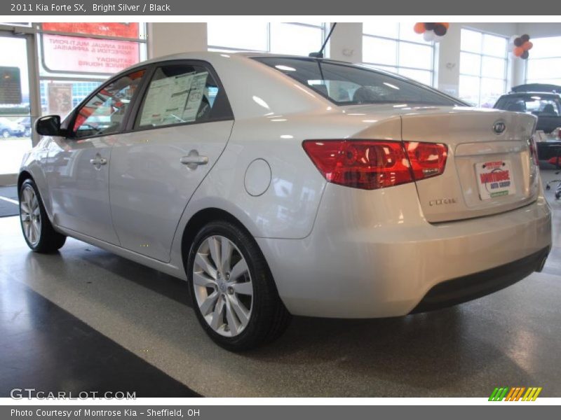 Bright Silver / Black 2011 Kia Forte SX