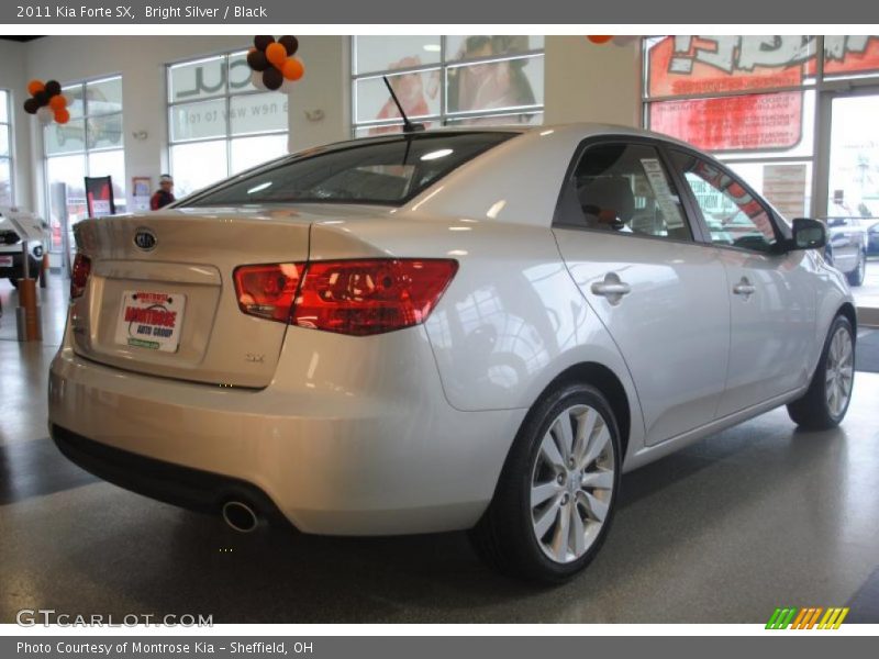 Bright Silver / Black 2011 Kia Forte SX