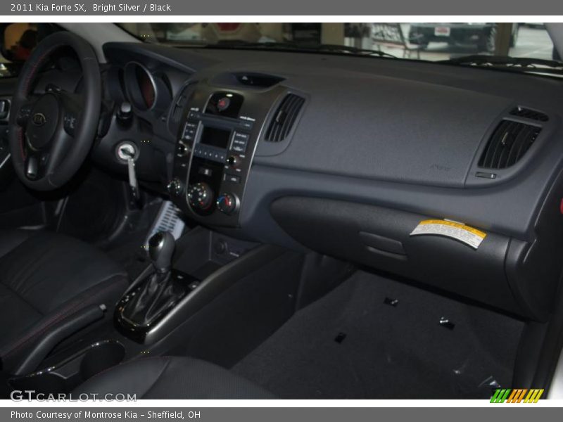 Bright Silver / Black 2011 Kia Forte SX
