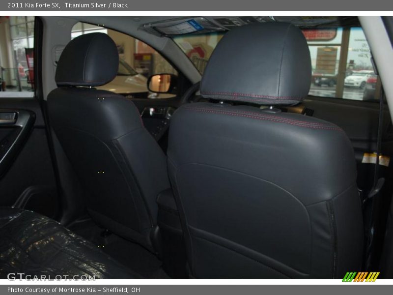Titanium Silver / Black 2011 Kia Forte SX