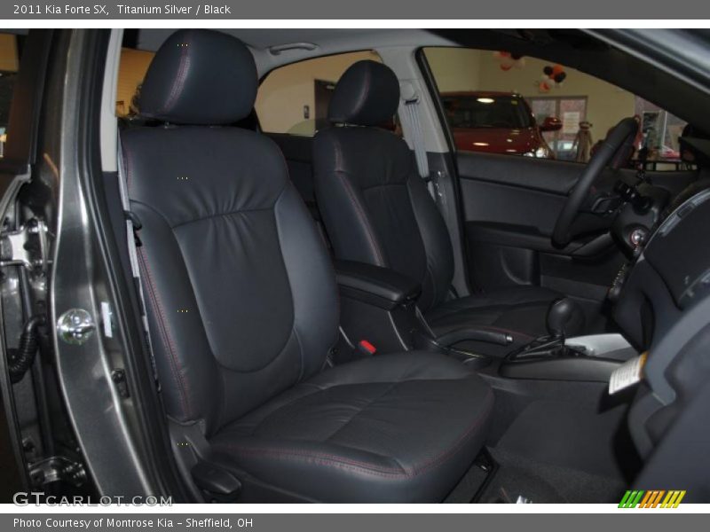 Titanium Silver / Black 2011 Kia Forte SX