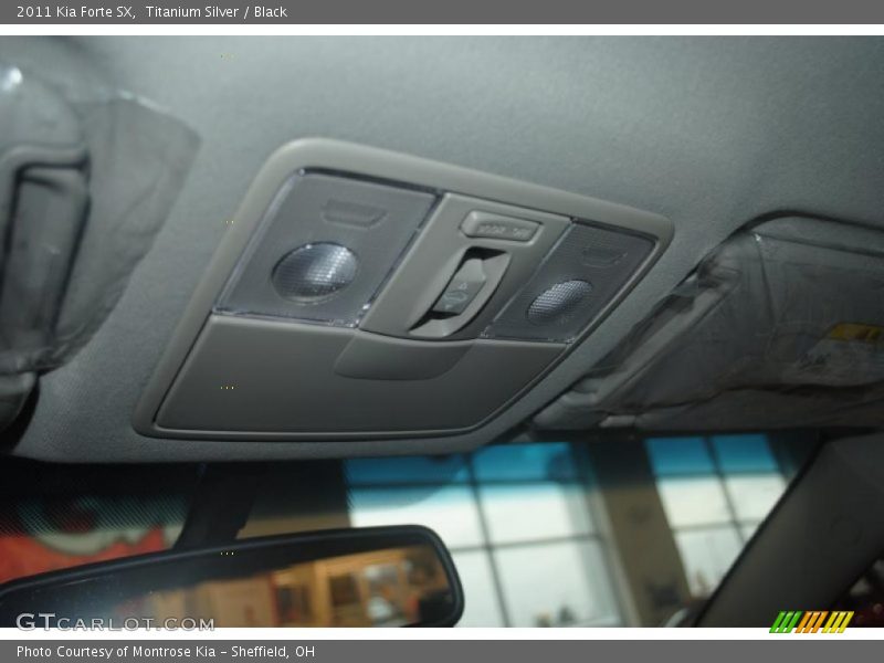 Titanium Silver / Black 2011 Kia Forte SX