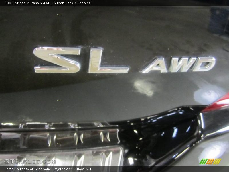 Super Black / Charcoal 2007 Nissan Murano S AWD