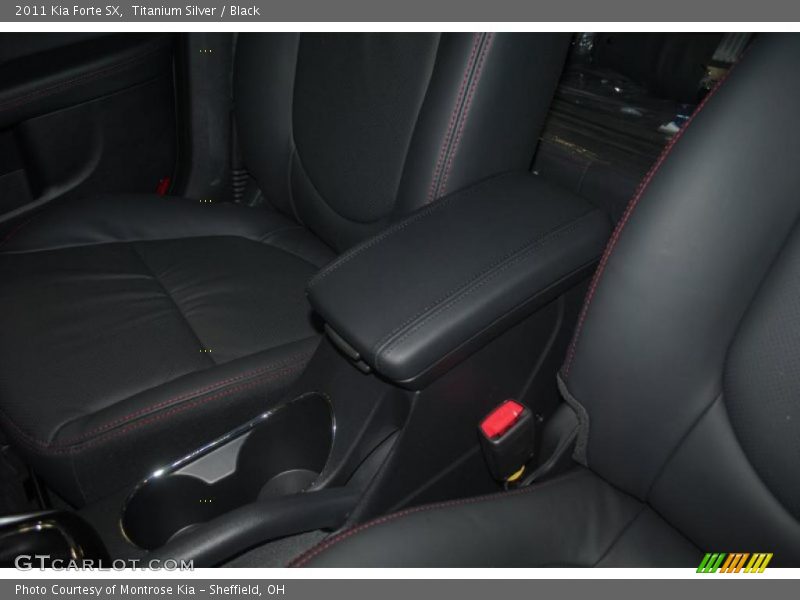 Titanium Silver / Black 2011 Kia Forte SX