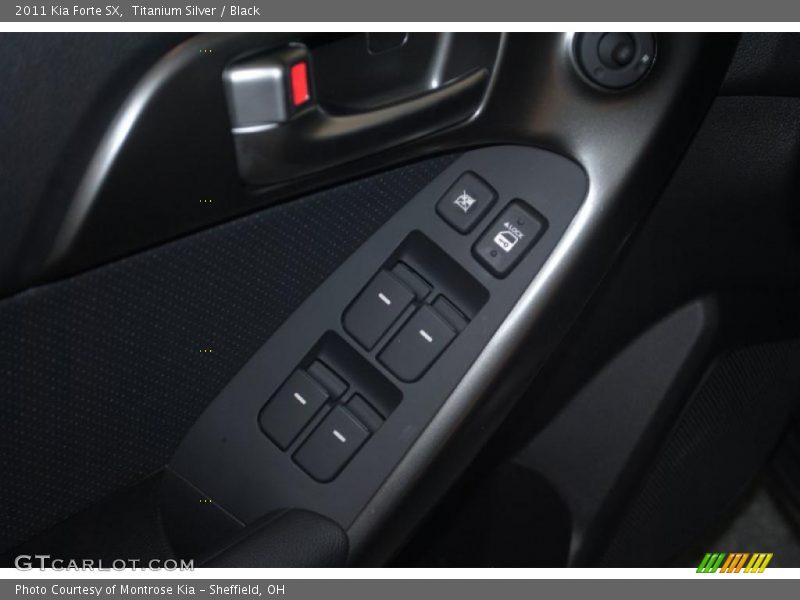 Titanium Silver / Black 2011 Kia Forte SX