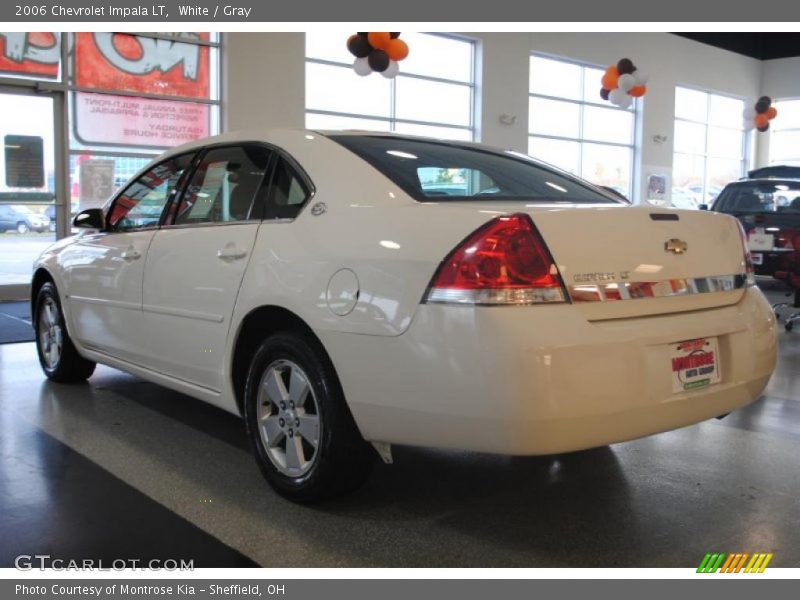 White / Gray 2006 Chevrolet Impala LT