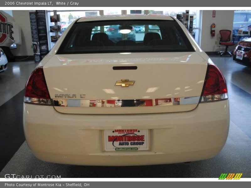 White / Gray 2006 Chevrolet Impala LT