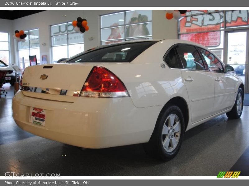 White / Gray 2006 Chevrolet Impala LT