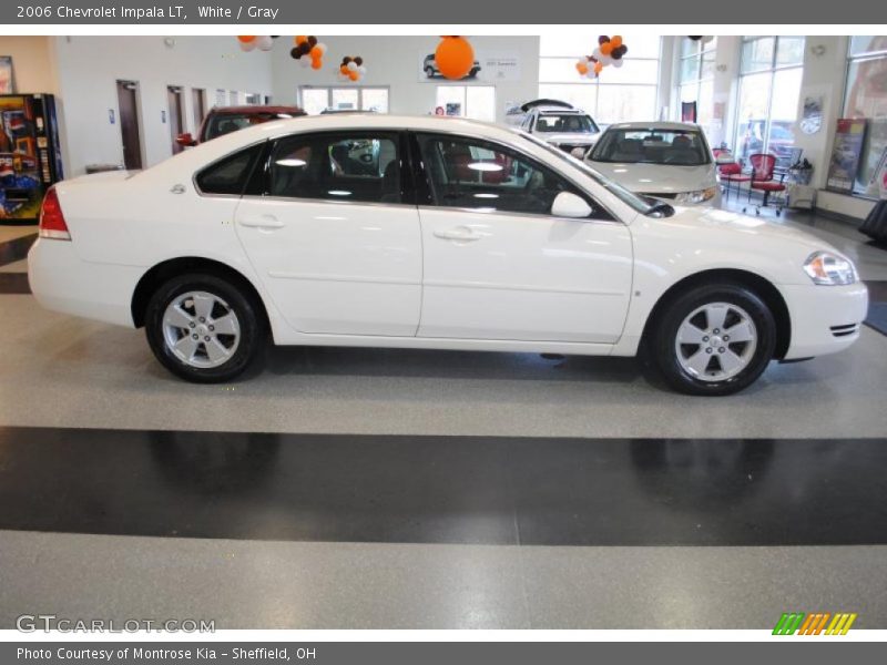 White / Gray 2006 Chevrolet Impala LT