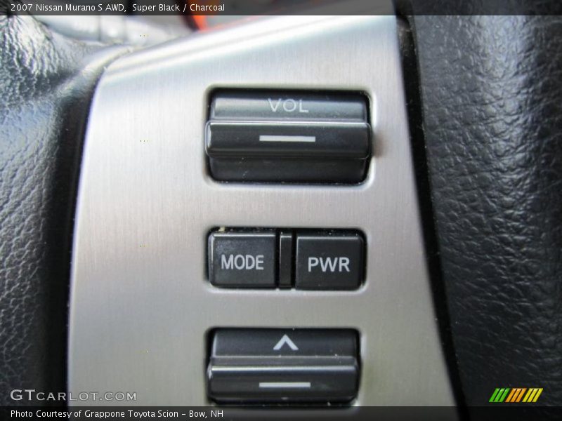 Super Black / Charcoal 2007 Nissan Murano S AWD