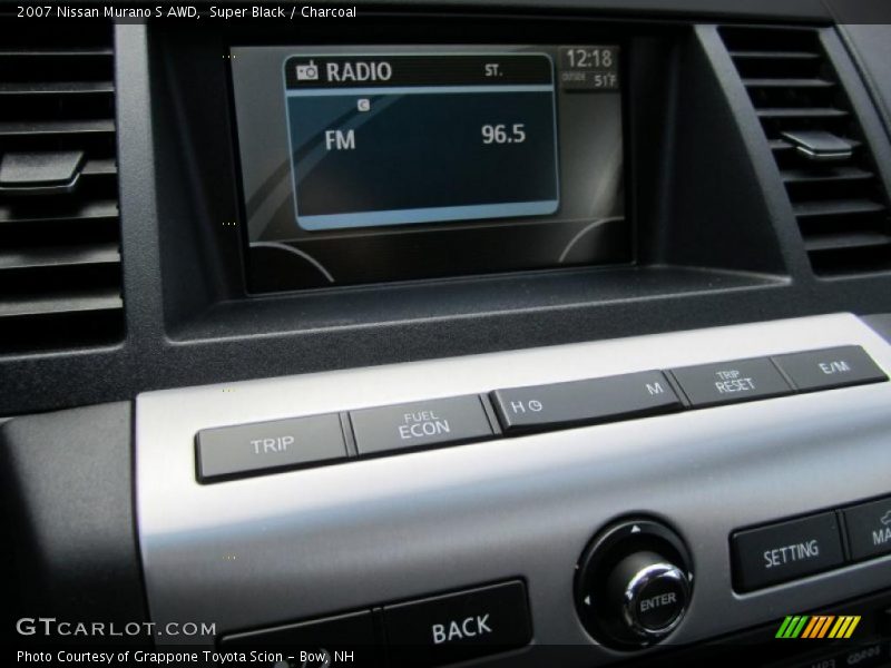 Super Black / Charcoal 2007 Nissan Murano S AWD