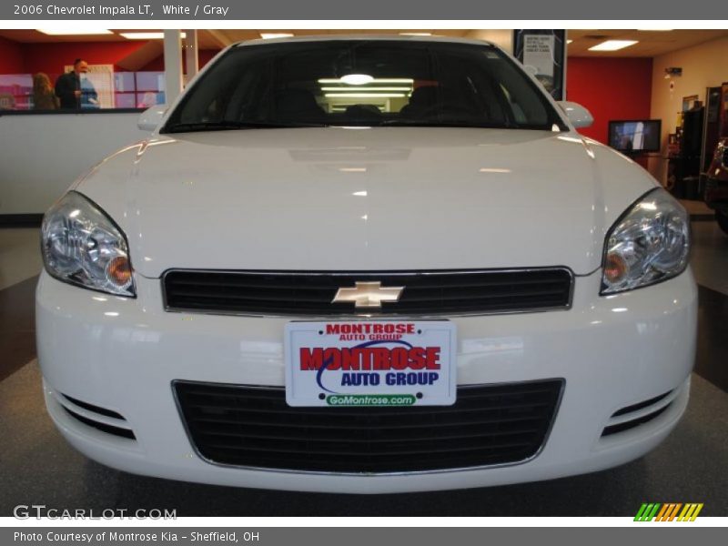 White / Gray 2006 Chevrolet Impala LT