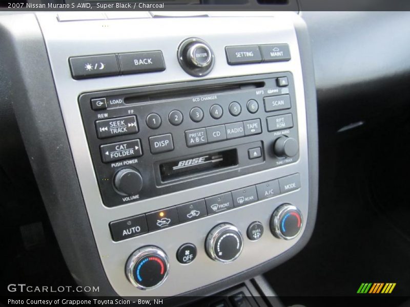 Super Black / Charcoal 2007 Nissan Murano S AWD
