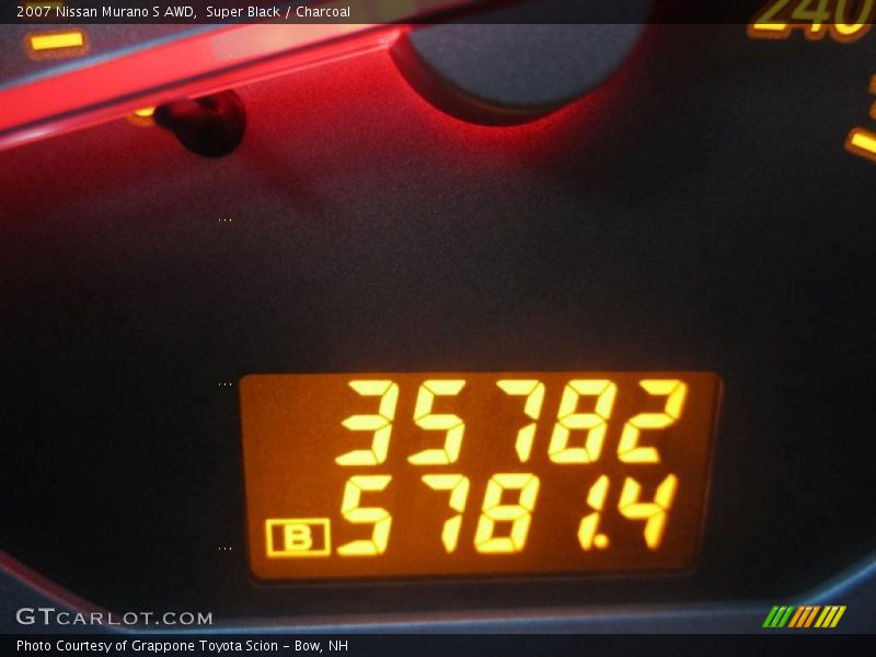 Super Black / Charcoal 2007 Nissan Murano S AWD
