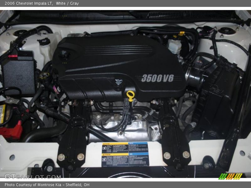 White / Gray 2006 Chevrolet Impala LT