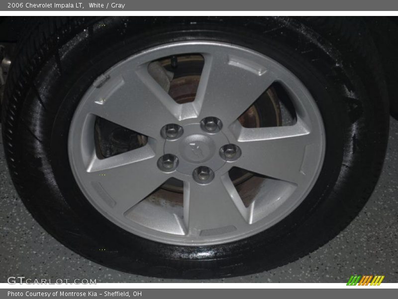 White / Gray 2006 Chevrolet Impala LT