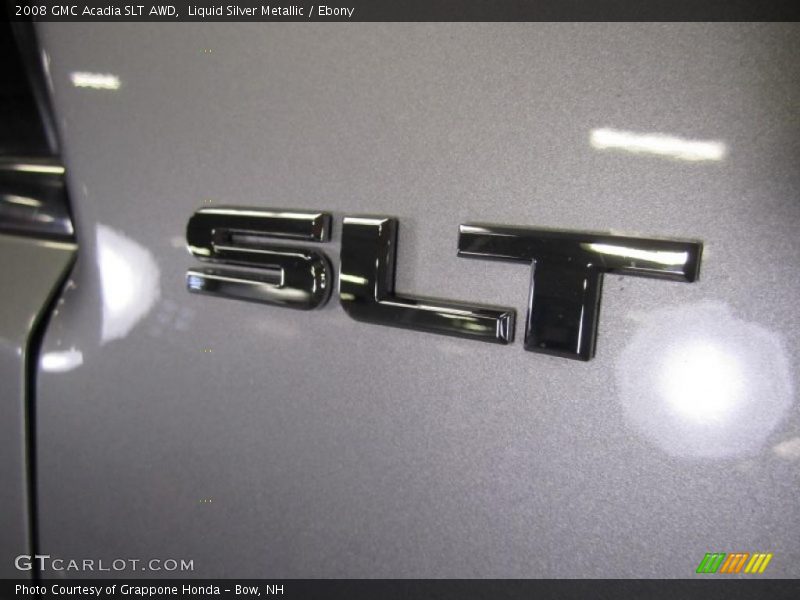 Liquid Silver Metallic / Ebony 2008 GMC Acadia SLT AWD