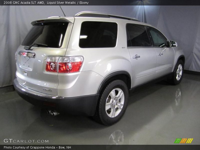 Liquid Silver Metallic / Ebony 2008 GMC Acadia SLT AWD