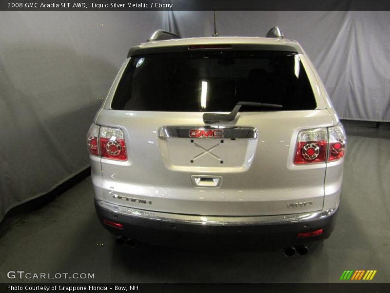 Liquid Silver Metallic / Ebony 2008 GMC Acadia SLT AWD