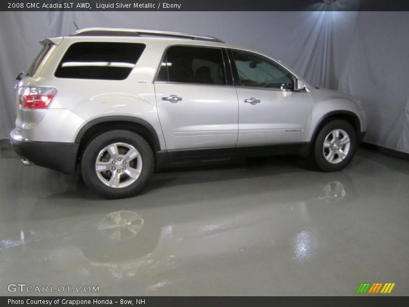 Liquid Silver Metallic / Ebony 2008 GMC Acadia SLT AWD