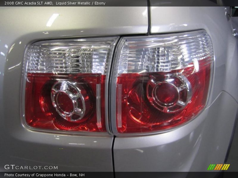 Liquid Silver Metallic / Ebony 2008 GMC Acadia SLT AWD