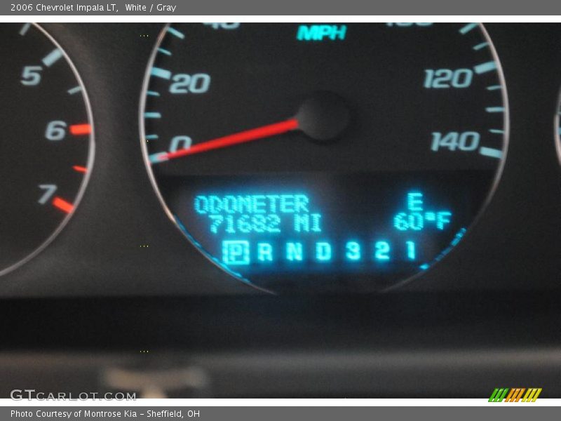 White / Gray 2006 Chevrolet Impala LT