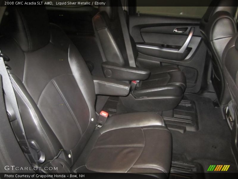 Liquid Silver Metallic / Ebony 2008 GMC Acadia SLT AWD