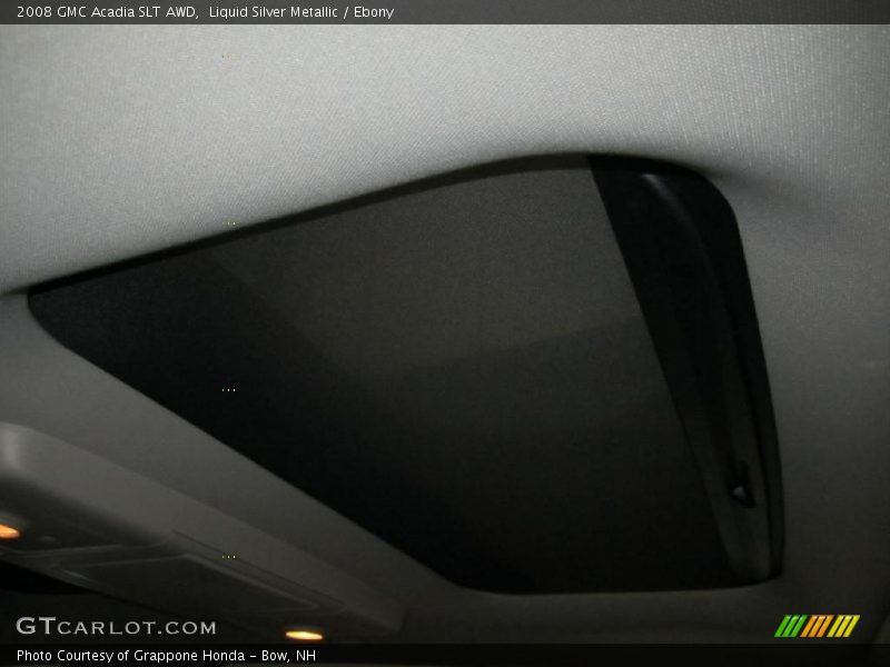 Liquid Silver Metallic / Ebony 2008 GMC Acadia SLT AWD