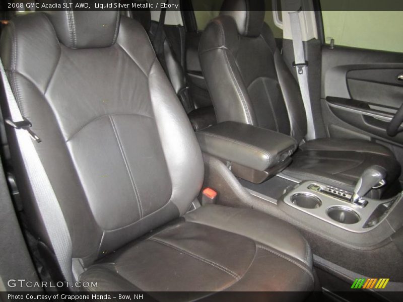 Liquid Silver Metallic / Ebony 2008 GMC Acadia SLT AWD