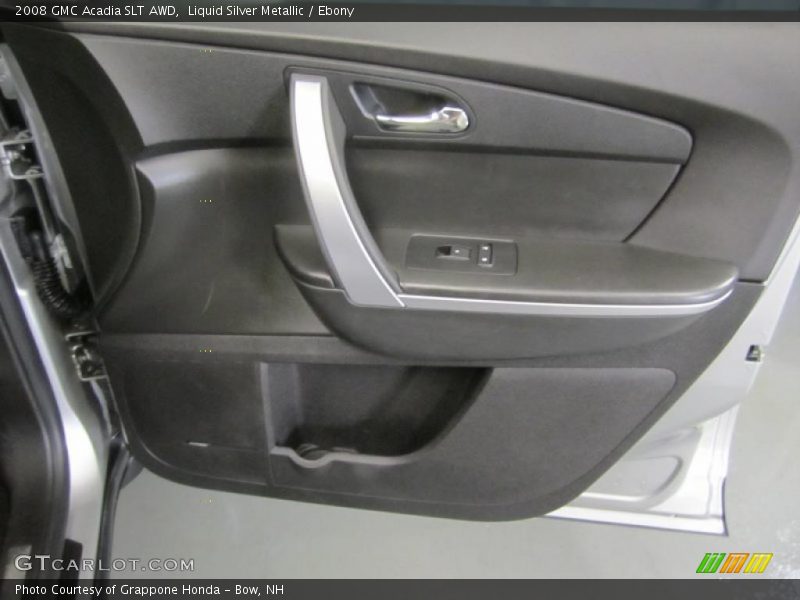Liquid Silver Metallic / Ebony 2008 GMC Acadia SLT AWD