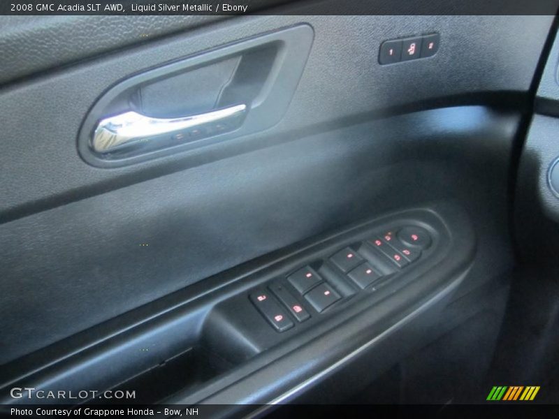 Liquid Silver Metallic / Ebony 2008 GMC Acadia SLT AWD